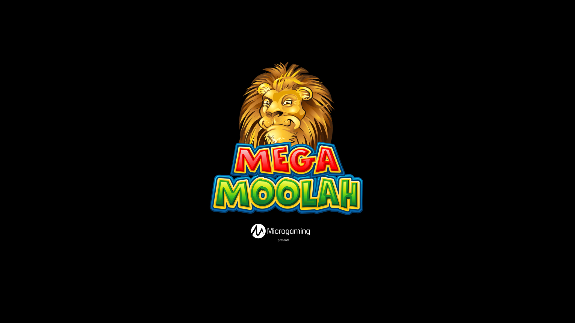 Mega Moolah slot logo.