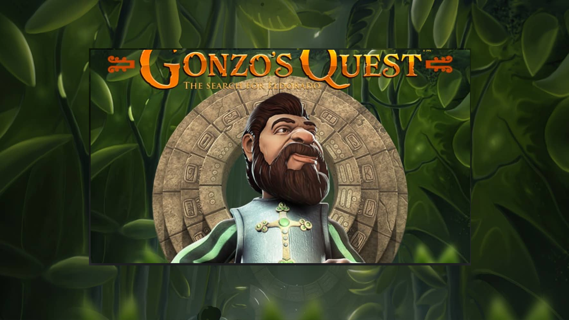 Gonzo's Quest slot logo.